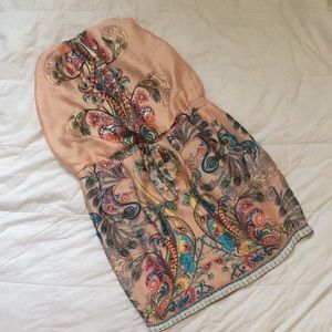 Bisou Bisou Silky strapless dress